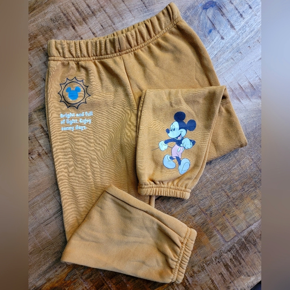 NWOT! Disney Mickey & Friends Nature Dreamy Fleece Athletic Jogger Pants
